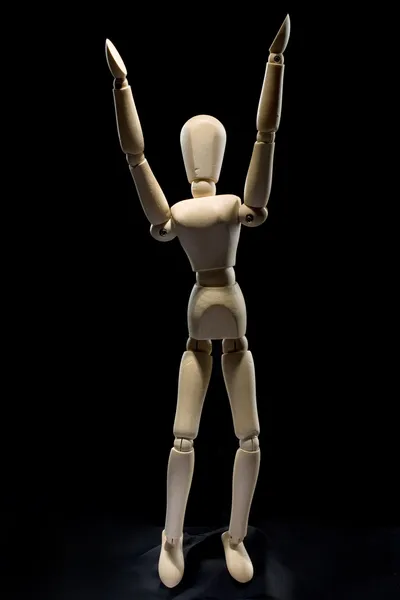 Human figure - arms up — Stock Photo, Image