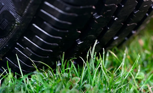 stock image Wheel on the grass