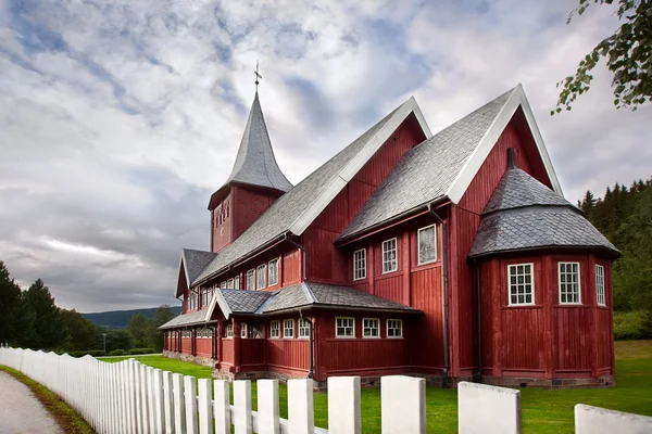 Stock image Red wooden house