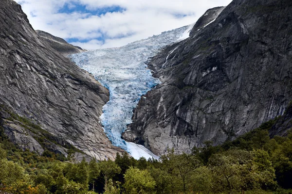 Ледник в горах — стоковое фото