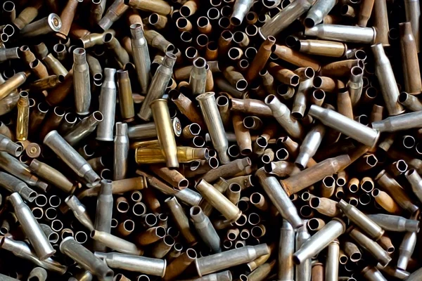 Muitas balas enferrujadas — Fotografia de Stock