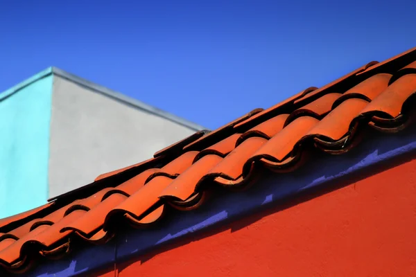 빨간 지붕 — 스톡 사진
