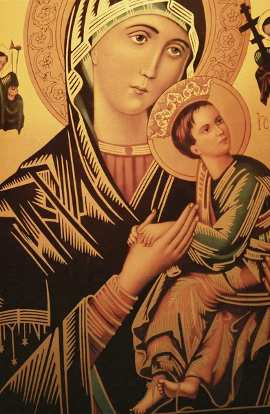 Virgen María y Jesús —  Fotos de Stock