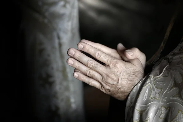 Mani in preghiera — Foto Stock