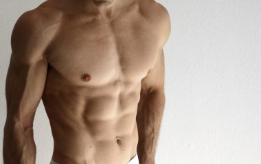 Muscular torso clipart