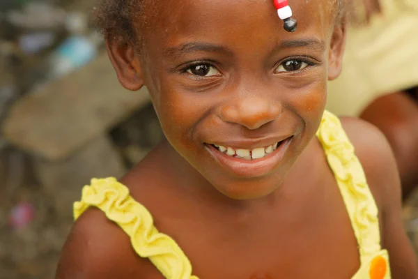 小さな女の子と、ジャマイカ — ストック写真
