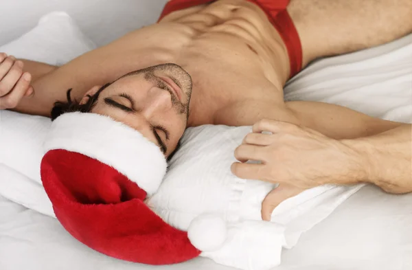 性感的圣诞老人 — 图库照片
