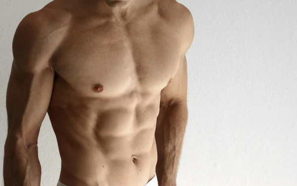 Muskulöser Oberkörper — Stockfoto