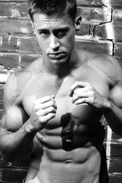Boxeador duro — Fotografia de Stock