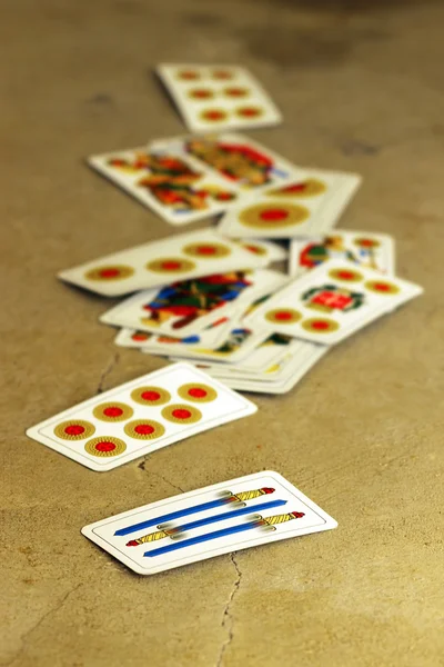 İtalyan oyun kartları — Stok fotoğraf