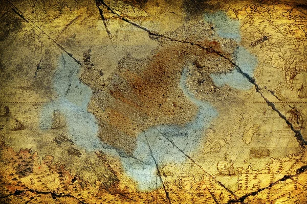 Grunge χάρτη — Φωτογραφία Αρχείου