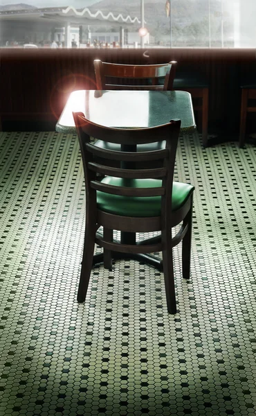 Retro diner setting — Stock Photo, Image