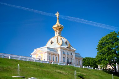 The West Chapel in Petergof Russia clipart