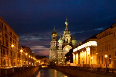 White nights, Saint-Petersburg clipart