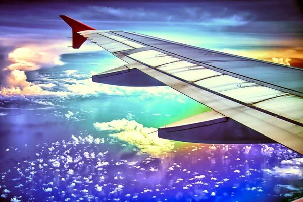 Stock image Airplane wing