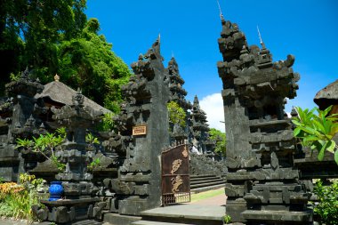 Bat temple Goa Lawah, Bali, Indonesia clipart