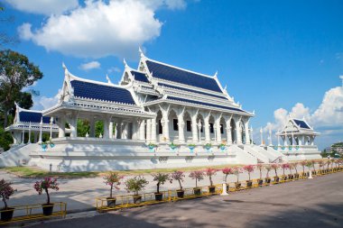 krabi Town, Tayland Budist tapınağı beyaz