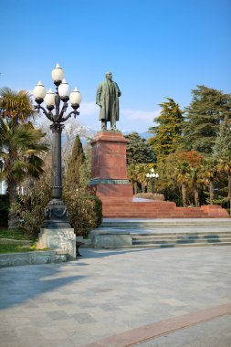 lenin için anıt. Yalta, Kırım, Ukrayna