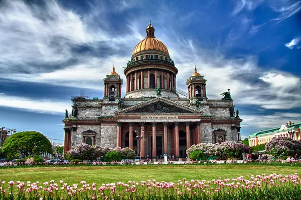 Исаакиевский собор в Санкт-Петербурге, Россия Стоковое Фото