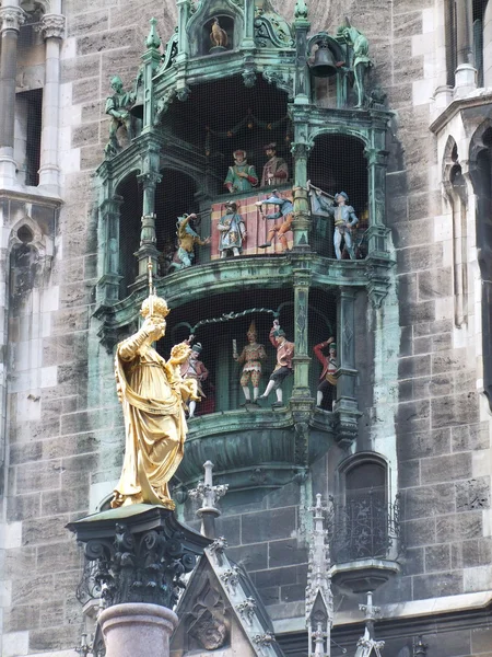 stock image Marien-statue in Munich, Bavaria, Germany