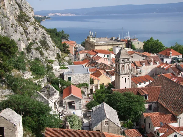 Omis - staden av pirater i Kroatien — Stockfoto