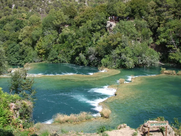 Крка в Хорватии - национальный парк и водопады — стоковое фото