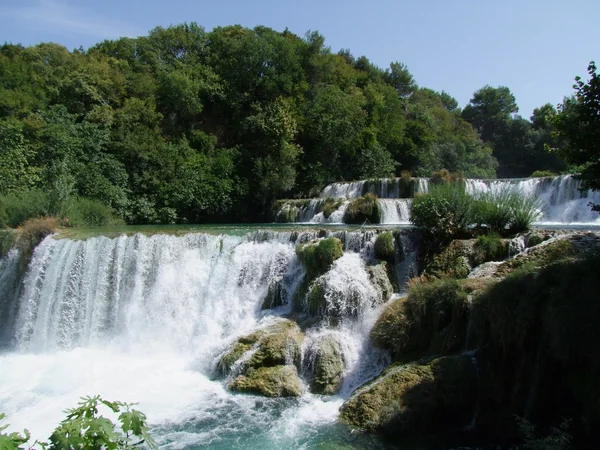 Waterfalls in Krka - nationalpark in croatia — Stock Photo, Image