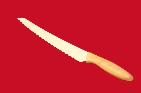 Un nuevo cuchillo con revestimiento cerámico — Foto de Stock