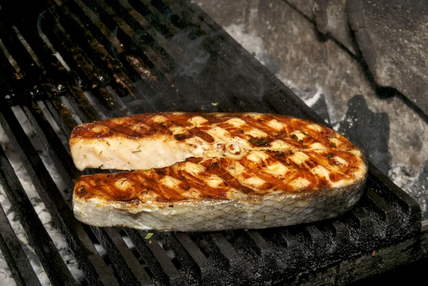 stock image Salmon steak