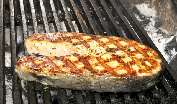 Steak z lososa — Stock fotografie