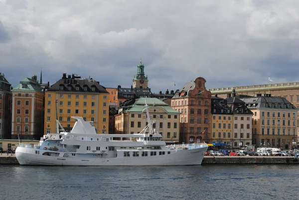 Antiguo puerto de Estocolmo — Foto de Stock