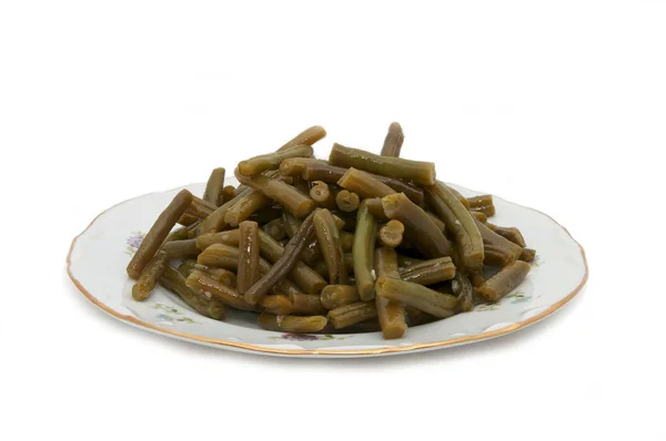 A plate of asparagus — Stock Photo, Image