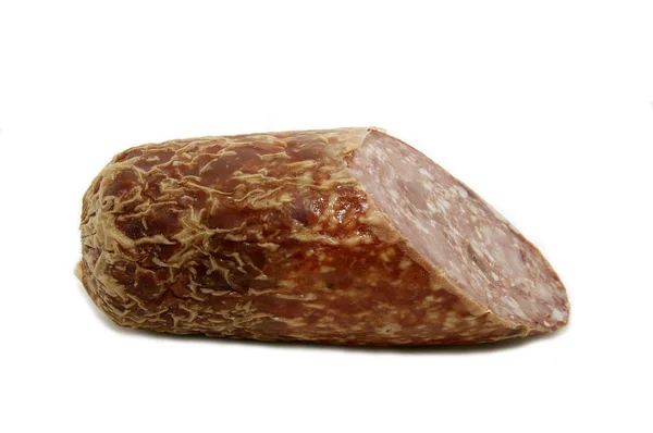 Um pedaço de salsicha — Fotografia de Stock