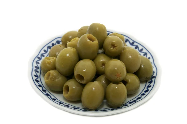 Ein Teller Oliven — Stockfoto