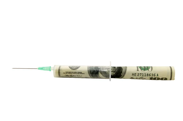 La seringue et le dollar — Photo