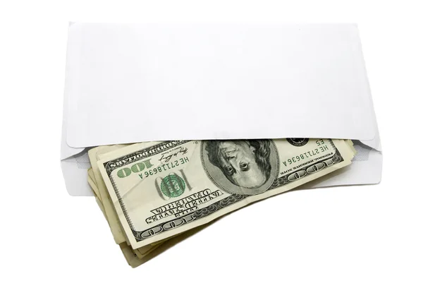 Pieniądze w kopercie — Zdjęcie stockowe
