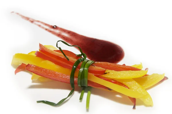 Salad with peppers — Stock Photo, Image