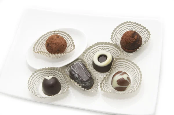 Collectie chocolade — Stockfoto