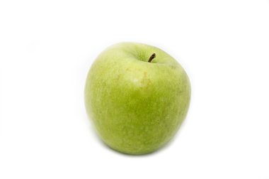 geniş bir yeşil elma