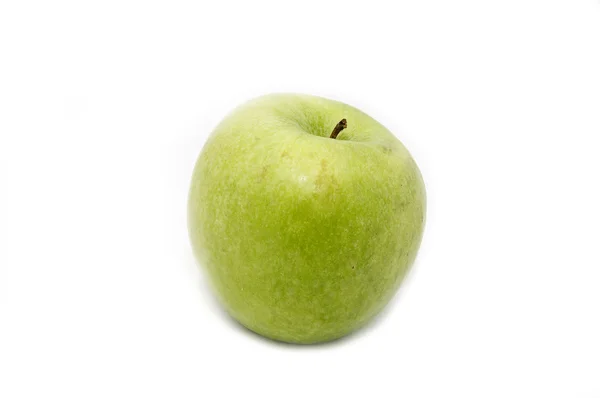 Ein großer grüner Apfel — Stockfoto