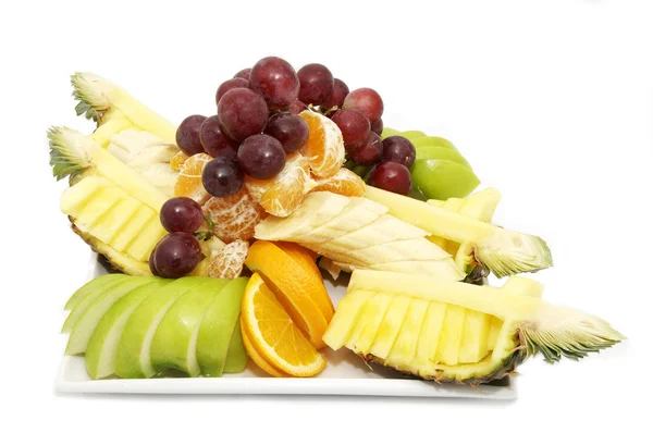 Um prato de fruta — Fotografia de Stock