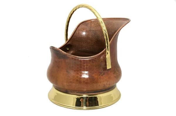 Decorative copper pot — Stock Photo, Image