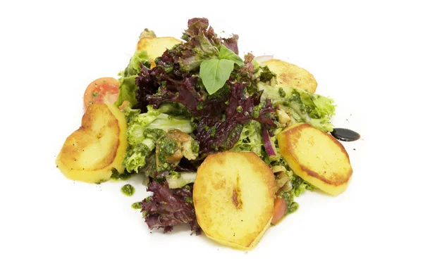 Kartoffelsalat und Gemüse — Stockfoto