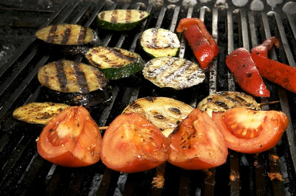 Warzywa na grillu — Zdjęcie stockowe