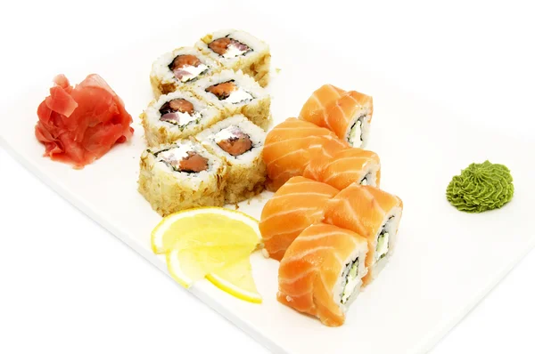 Sushi met zalm — Stockfoto