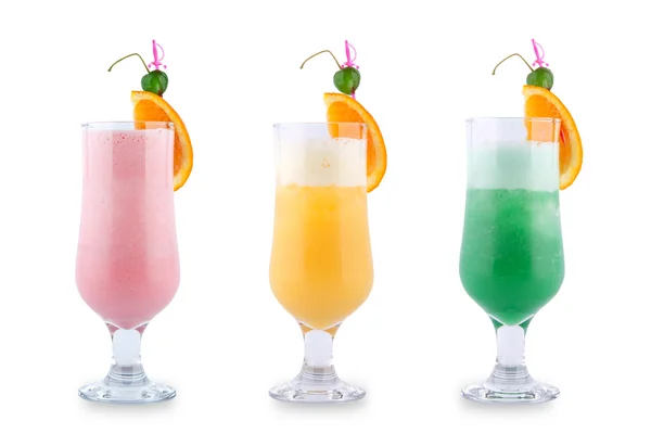 stock image Three decorative coctails