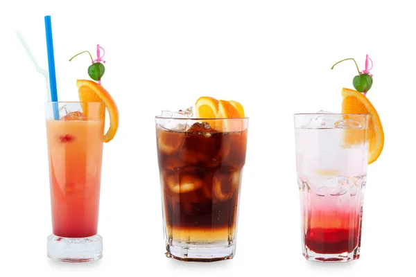 stock image Three decorative coctails