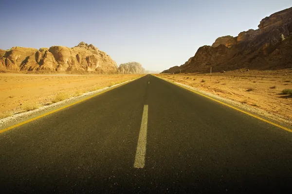 stock image Empty road in the desert