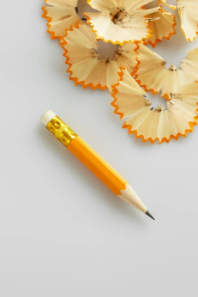Bleistiftspäne — Stockfoto