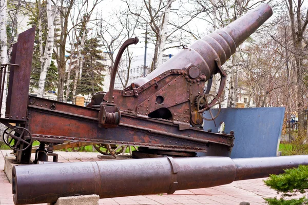 stock image Russian odinnadtsatidyuymovaya gun model 1867.